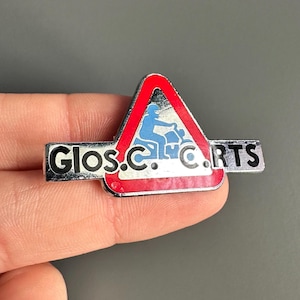GLOS.C C.RTS Motorcycle enamel lapel pin badge brooch