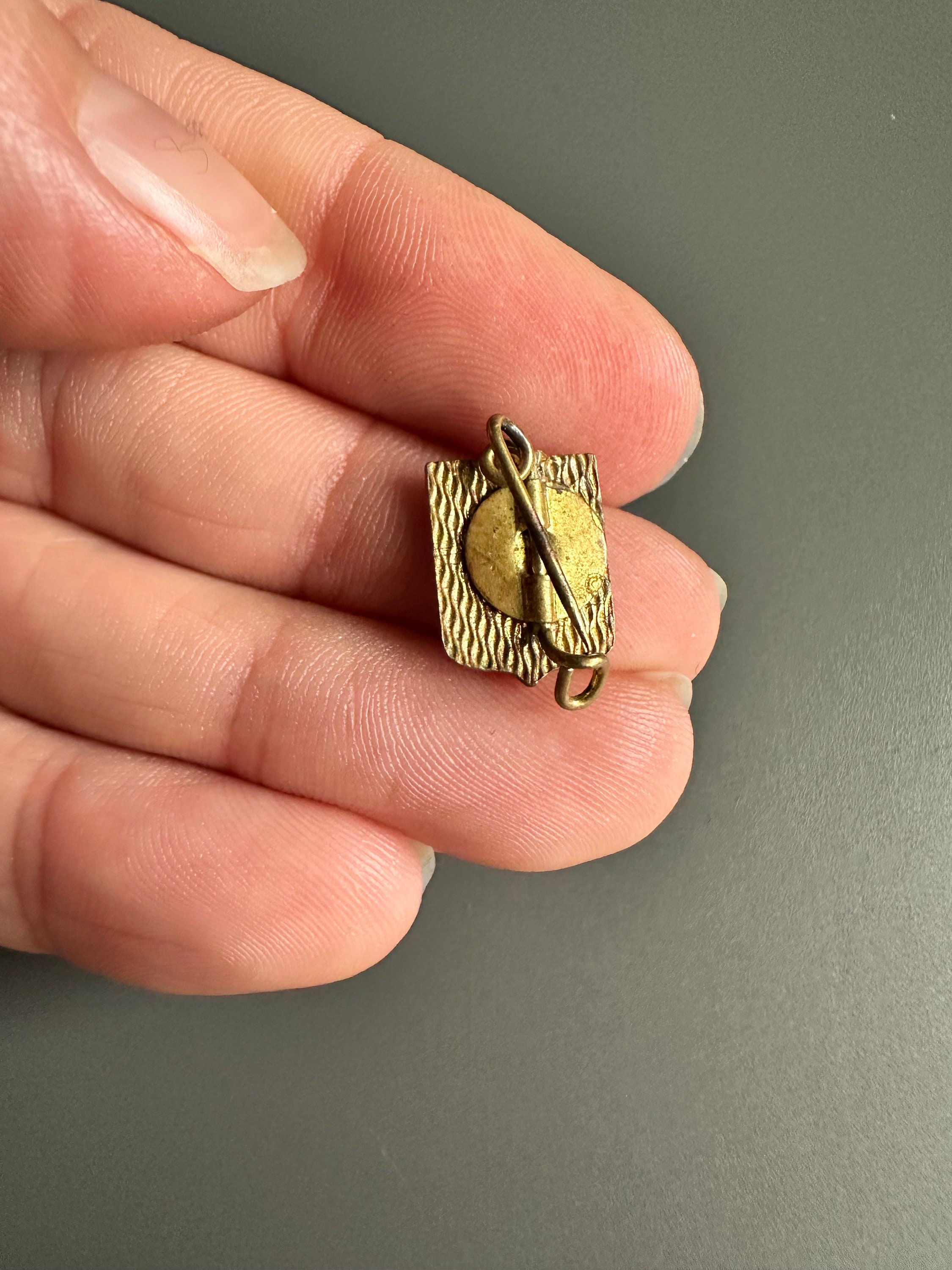 Insigne Broche Ancienne émaillée - Blason Ville D'Arcachon, Occasion
