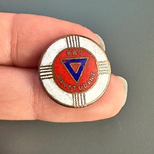 c1920 Pro Valetudine Lifebouy Soap enamel lapel pin badge brooch