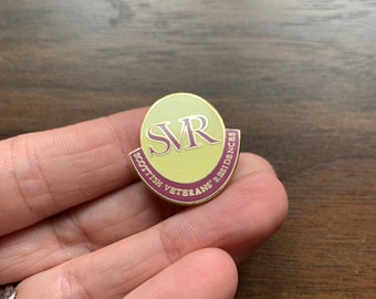 スコットランド退役軍人住宅ヴィンテージエナメルラペルピンバッジ