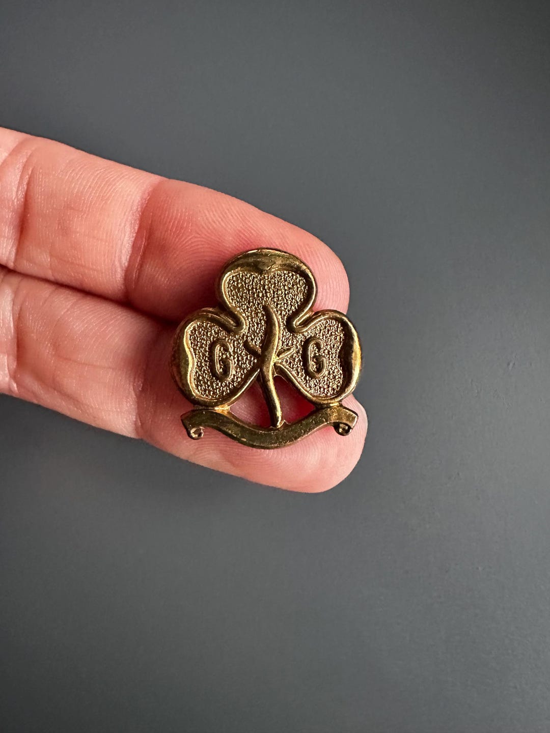 Vintage Trefoil Guild Girl Guide Gold Lapel Pin Badge Brooch - Etsy
