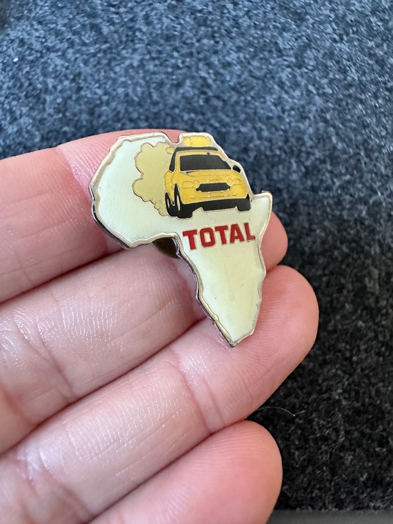 1990s TOTAL oil fuel Africa rally Citroen yellow … - image 2