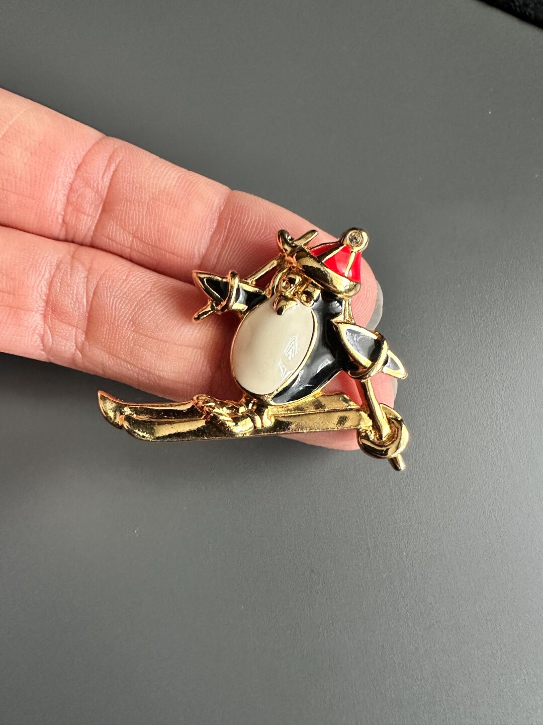 Badge Émail Vintage École De Ski Alpin - Potsdamerhütte Tirol Sellrain