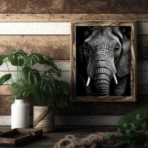 Digital Print | Elephant | AI Generated