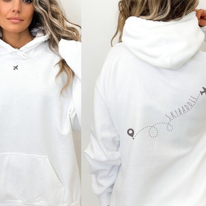 SkyBaddie Travel Hoodie Flight Attendant Hoodie Sweatshirt Airplane Hoodie Pilot Shirt Traveler Gift for Flight Attendant Airport Shirt