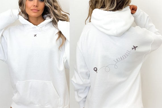 SkyBaddie Travel Hoodie Flight Attendant Hoodie Sweatshirt Airplane Hoodie Pilot Shirt Traveler Gift for Flight Attendant Airport Shirt