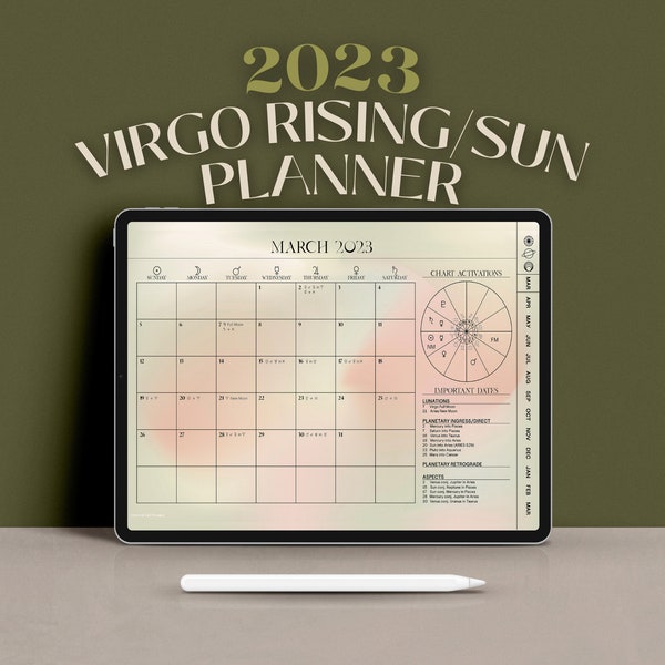 Virgo Planner 2023 Etsy