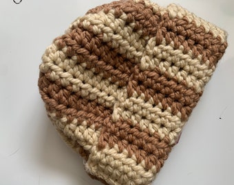 Handmade Chunky Crocheted Beanie