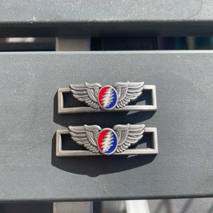 Silver GD Wings Lace Buckles