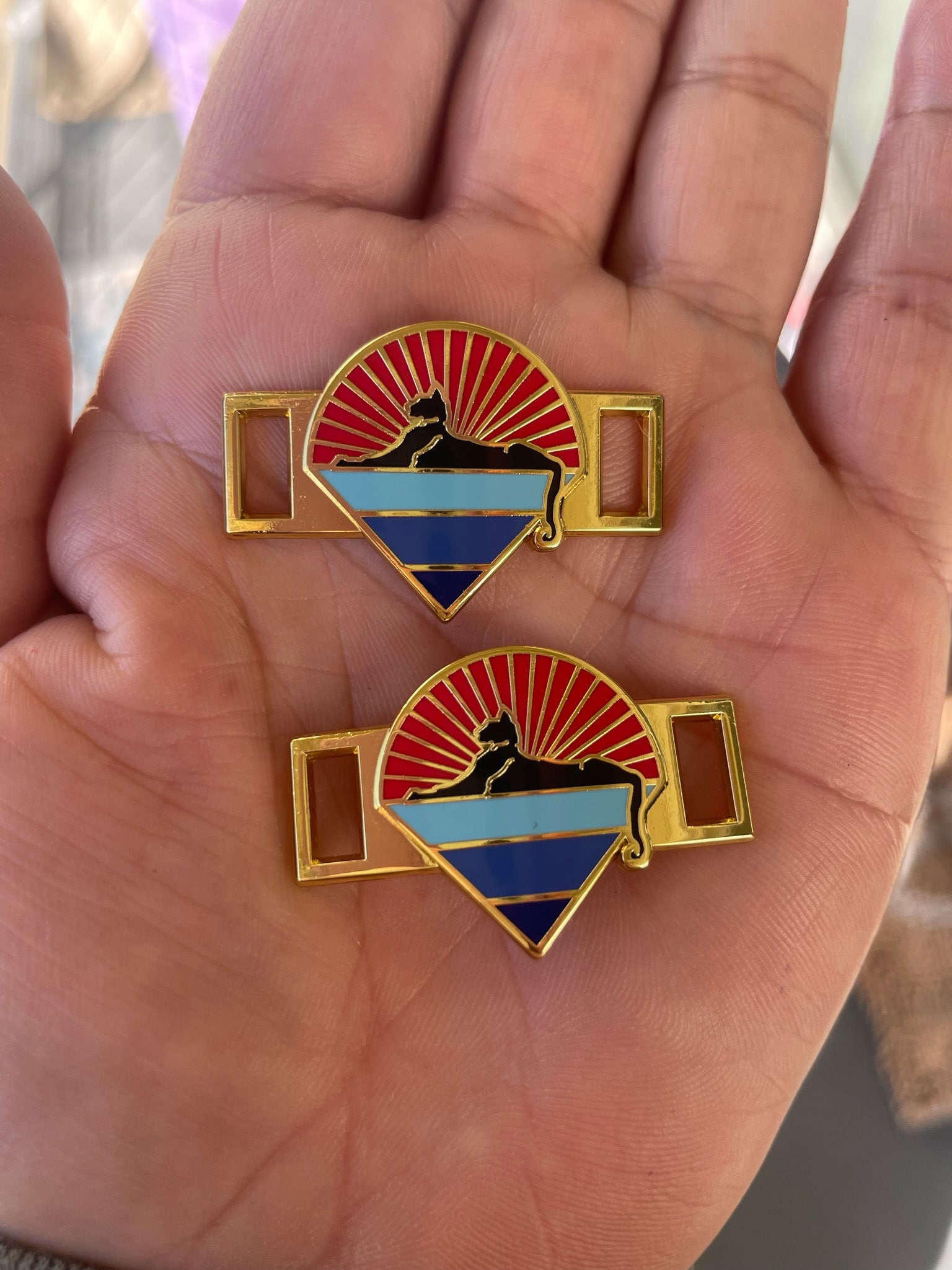 Rare Inlaid Gemstone Grateful Dead Box of Rain Pendants by David Freeland Rare Inlaid Gemstone Grateful Dead Box of Rain Pendants by David Freeland