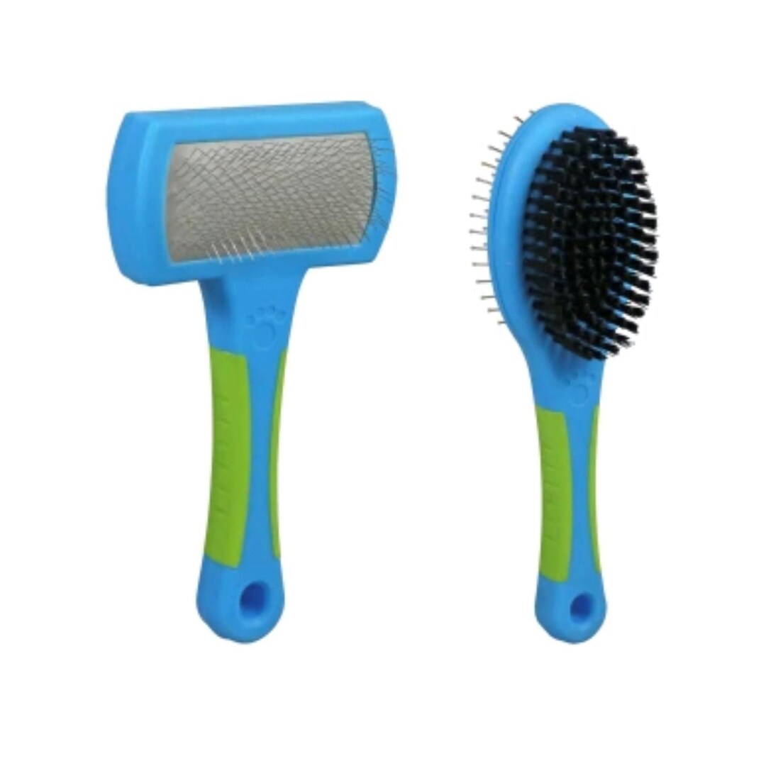 Pet Deshedding Brush and Doublesided Oval Brush Etsy