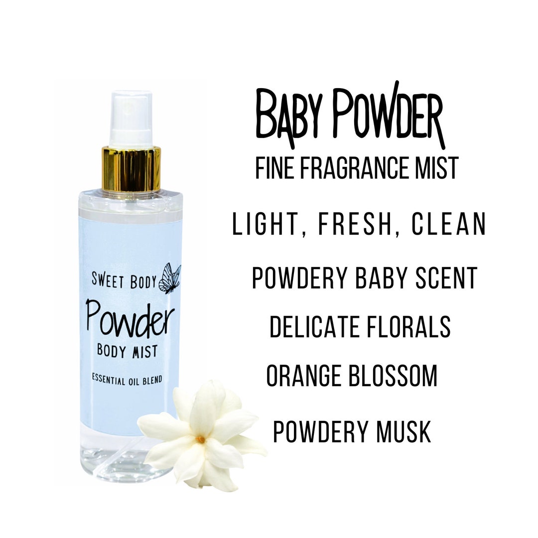 Soft and Fresh Baby Powder Body Mist Fine Body Perfume Etsy