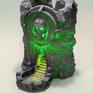 Torre de dados del Templo de Baal – Baldur's Gate 3, LED brillante Green