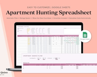 Apartment House Hunting Spreadsheet