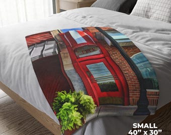 Microfiber Throw | Two-Sided Design - Little Popcorn Store | Wheaton, IL