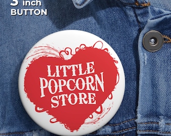 PIN BUTTON | Little Popcorn Store
