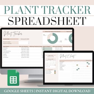 Plant Care Spreadsheet Google Sheets - Etsy