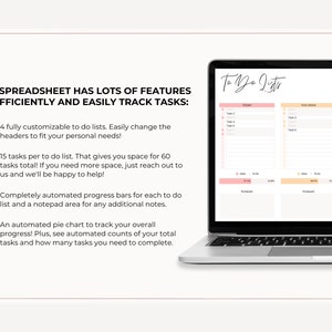 Digital to Do List Google Sheets, to Do List Spreadsheet Template, Task ...