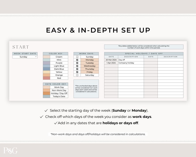 Gantt Chart Google Sheets Template, Automated Project Timeline, Project Management Spreadsheet, Business Task Tracker Spreadsheet Template image 3