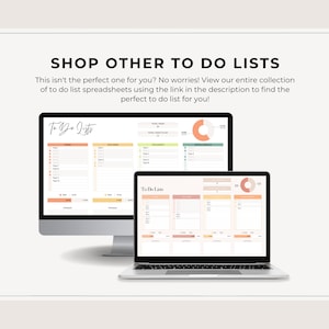 To Do List Template for Google Sheets, Digital to Do List Spreadsheet ...