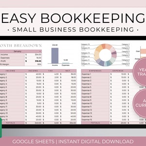 Small business bookkeeping spreadsheet