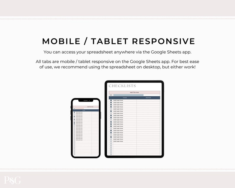 Google Sheets Checklist Template To Do List Template For Google Sheets 