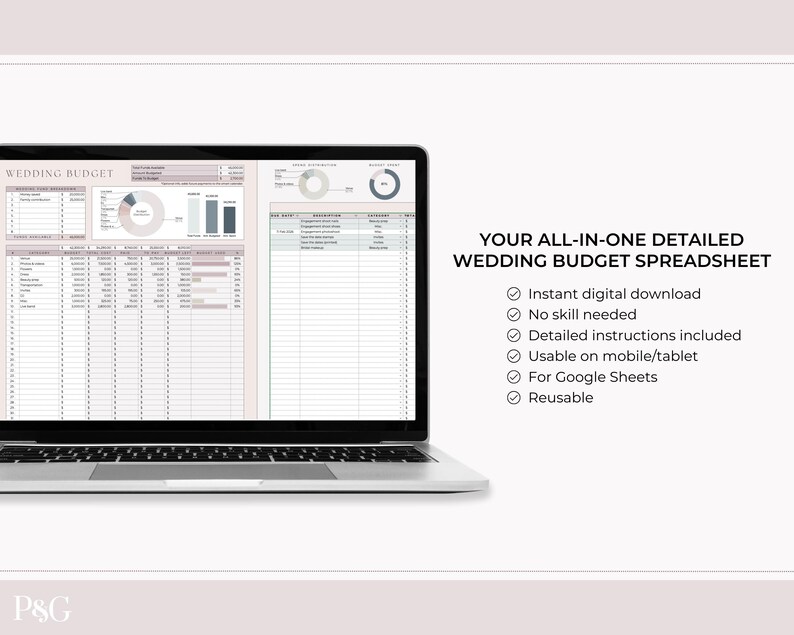 Budget Display Wedding Budget Planner Template, Wedding Budget Spreadsheet Google ...