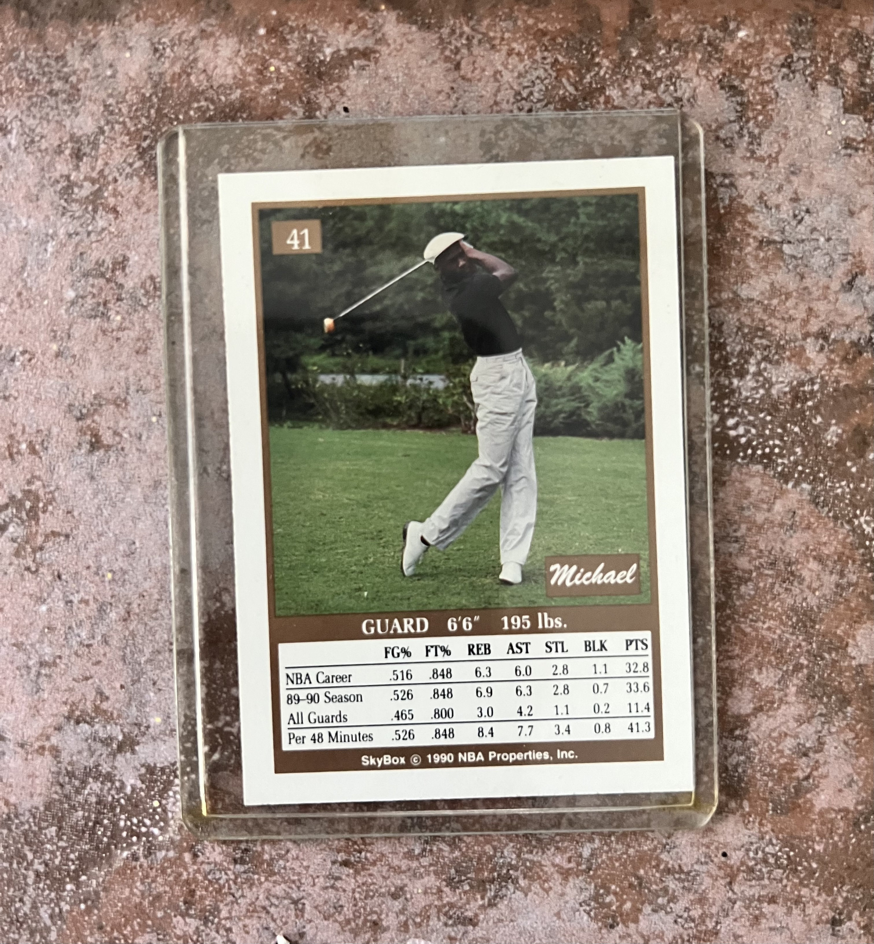 michael jordan skybox card 39