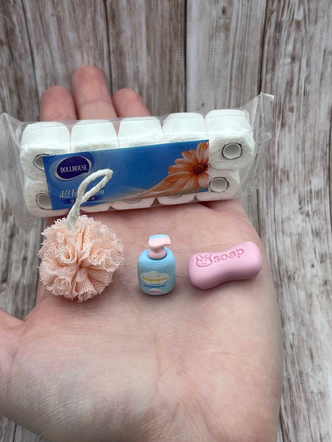 Miniature Bathroom Items // Tiny Things // Mini Trinkets // Craft Items ...