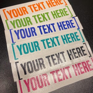 Custom Vinyl Stickers: Personalized Decals, Oracal 651 Permanent Vinyl