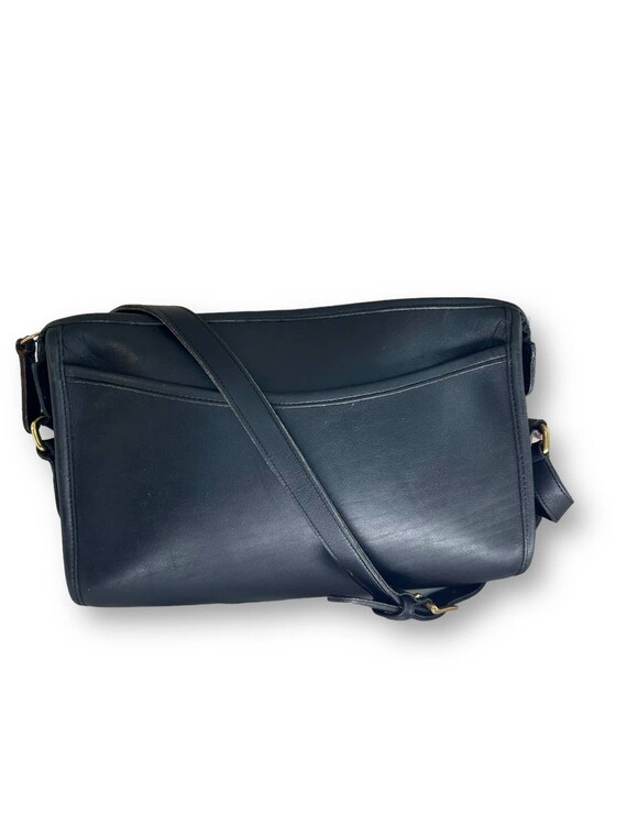 COACH Vintage Taylor 9944 Black Leather Crossbody Pur… Gem