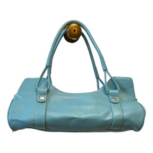 LIZ CLAIBORNE Bolso azul turquesa Bolso bandolera NWOT Vegano