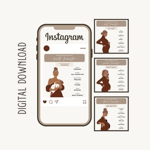 Instagram Digital Download | Acupuncture Benefits for Pregnancy & Postpartum