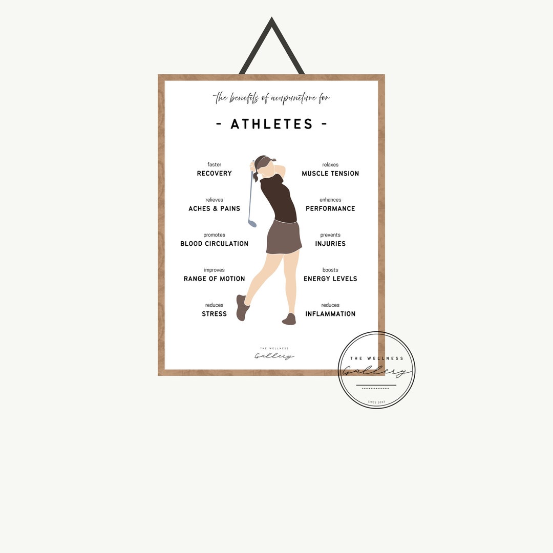 The Benefits of Acupuncture for ATHLETES Etsy