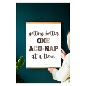 Acu-Nap Poster, Acupuncture Poster
