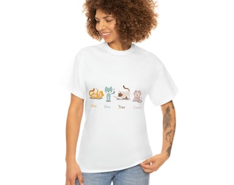 Uno Dos Tres Catro Cat T-Shirt – 100% Cotton, Classic Fit, Perfect for Cat Lovers!