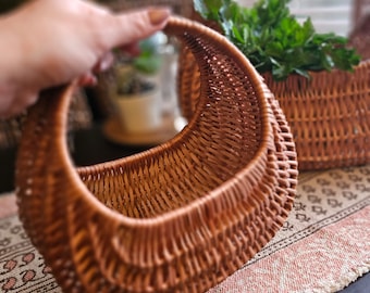 Small Size - Handmade Wicker Basket small Gondola