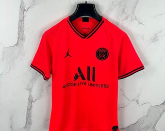 Air Jordan x Paris Saint-Germain Football Jersey – Limited Edition Soccer Shirt, Size M Blokecore Style