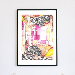 Layers, Microcosmos, Colorful Art, Mixmedia Art, Abstract, Imagination