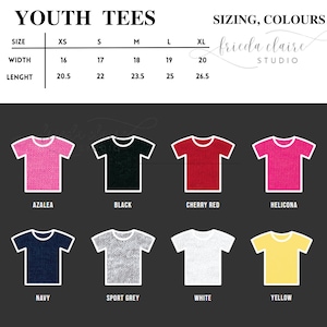 Youth, Kid Tees Options
