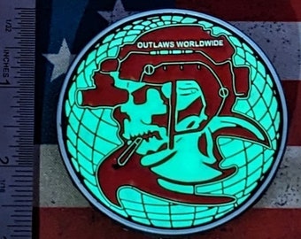 GLOW patch- Outlaws WORLDWIDE!