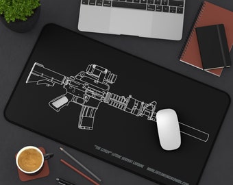 BIG ASS Gothic Serpent Carbine — “The Gordy” Desk Mat