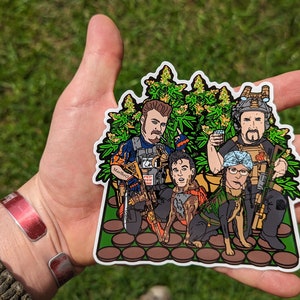 naklejka- Drug Dogs (z udziałem Cory'ego i Trevora)- Trailer Park Multiverse