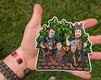 sticker- Drug Dogs (featuring Cory and Trevor)- Trailer Park Multiverse
