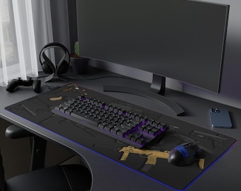 HUGE ASS! Gun Nut Gaming Mat –SMG's, Pistols, 12g!