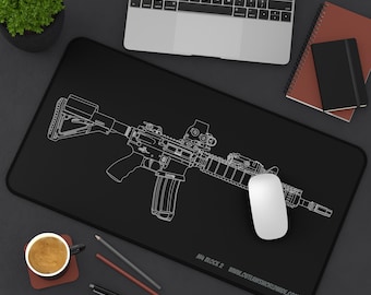 BIG ASS M4 Block 2 Rifle Desk Mat