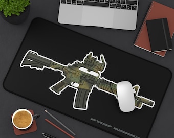 12" x 22" xm177 "Blood Diamond" Desk Mat