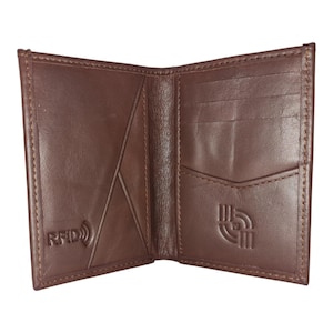 Genuine Cow Grain Oily Pull Up Leather Card Holder, Handmade Brown Wallet, CH-215, Slim and Stylish Accessory for Men & Women