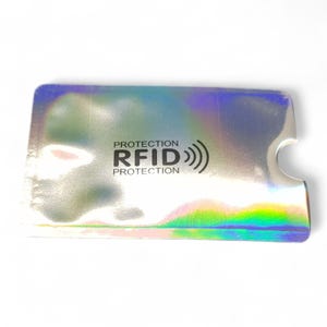 RFIDブロッキングスリーブ - スタイリッシュなハーレクインデザイン スキャン防止IDクレジットカードホルダー 10個パック 保護とセキュリティ
