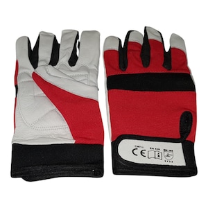 Red Goatskin Leather Gardening Gloves | Thorn Proof & Durable | Perfect for Gardeners and Landscapers | Comfortable Grip